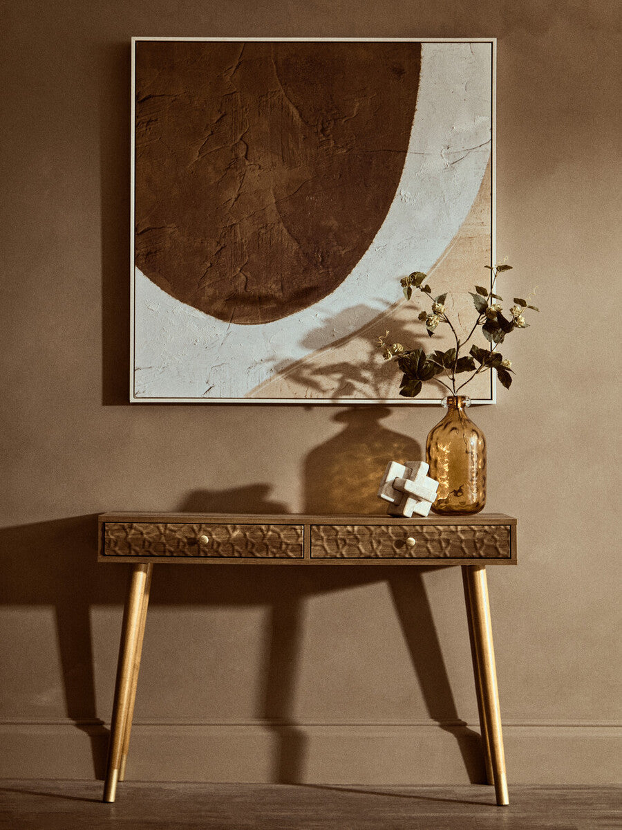 Orsina Frida Wood Veneer Sideboard – 2-Door 3-Drawer Storage Cabinet