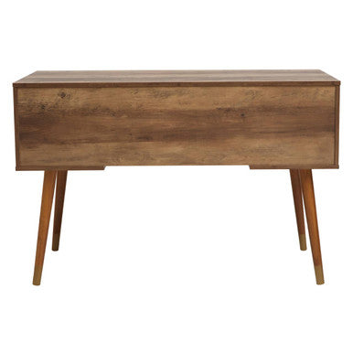 Orsina Frida Wood Veneer Desk with Storage – Modern Home Office Desk