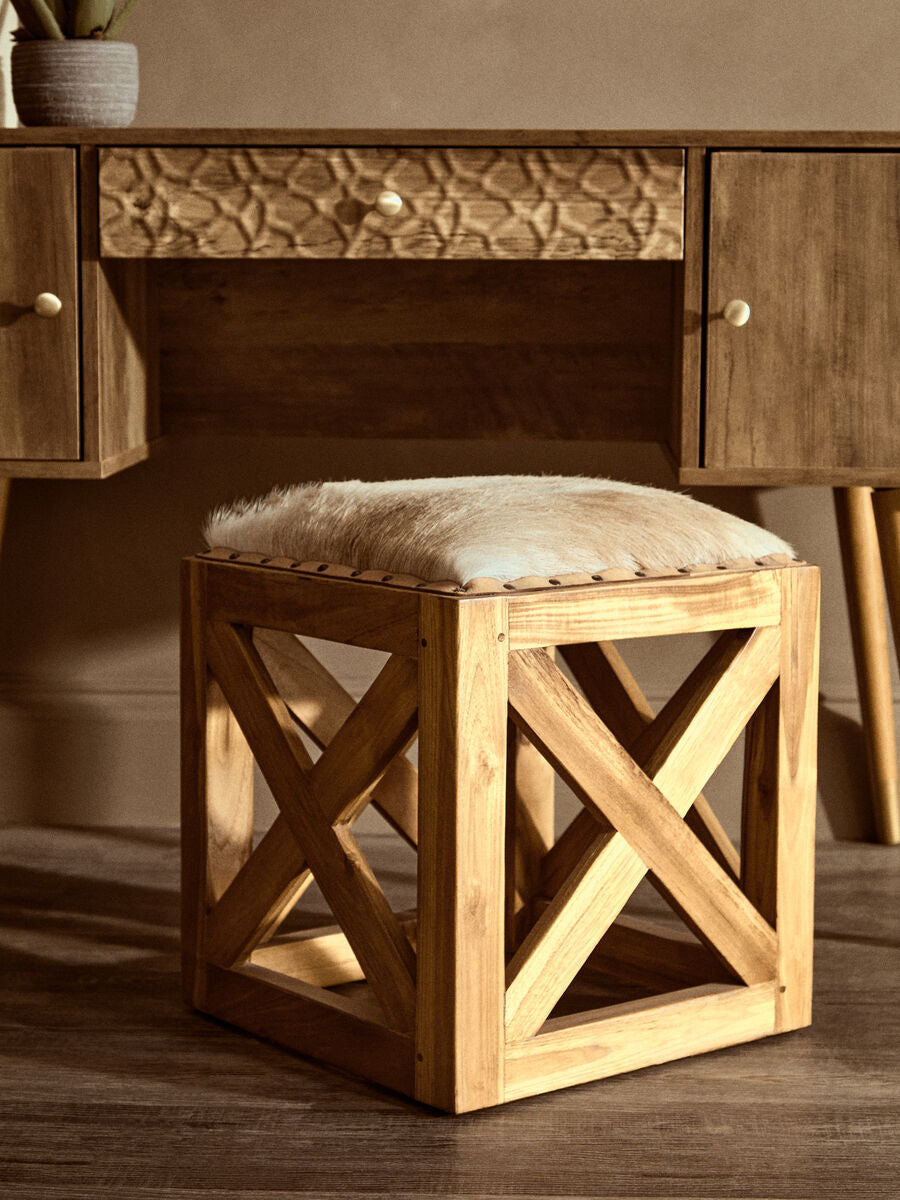 Orsina Frida Wood Veneer Desk with Storage – Modern Home Office Desk