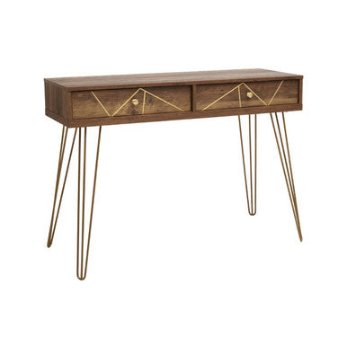Orsina Flori Console Table – Modern 2-Drawer Entryway Storage Table