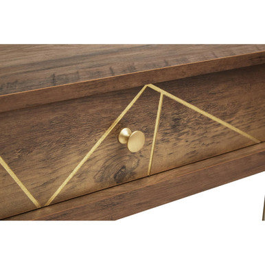 Orsina Flori Console Table – Modern 2-Drawer Entryway Storage Table