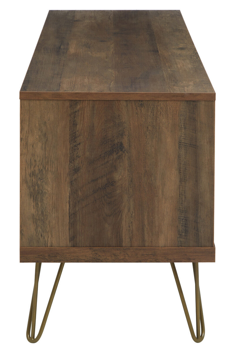 Orsina Flori Brown Media Unit | Modern TV Stand & Entertainment Console