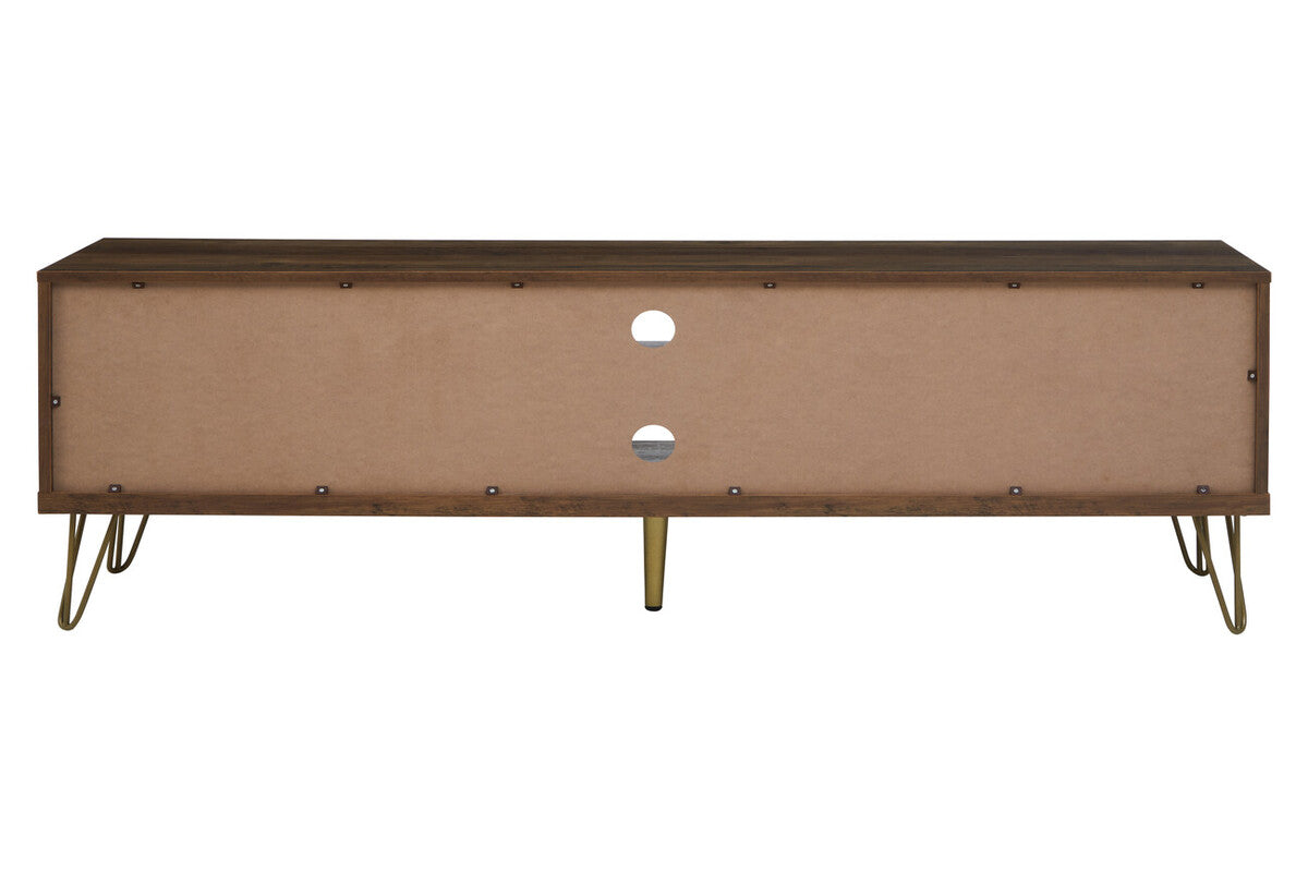 Orsina Flori Brown Media Unit | Modern TV Stand & Entertainment Console