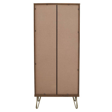 Orsina Flori 3 Tier Shelving Unit with Drawer – Mid-Century Wood Bookcase