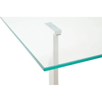 Orsina Alvea Console Table – Silver and Gold Metallic Hallway Table