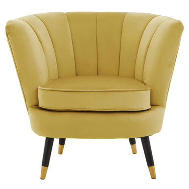 Orsina Loretta Pistachio Velvet Shell Accent Chair – Barrel Back