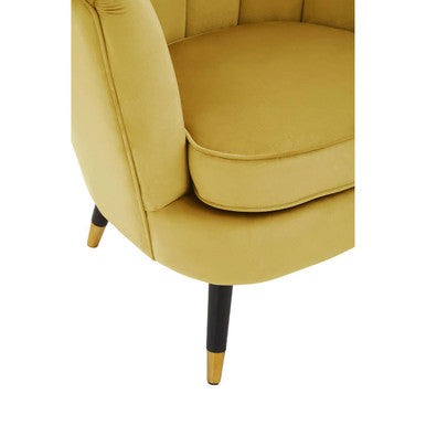 Orsina Loretta Pistachio Velvet Shell Accent Chair – Barrel Back