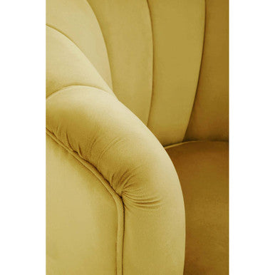 Orsina Loretta Pistachio Velvet Shell Accent Chair – Barrel Back