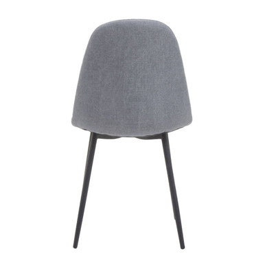 Orsina Salford Grey Fabric Dining Chair | Modern Upholstered Seat