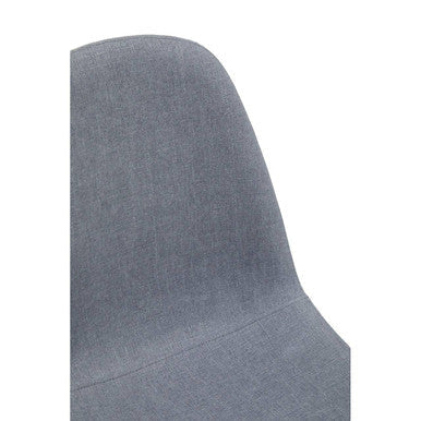 Orsina Salford Grey Fabric Dining Chair | Modern Upholstered Seat