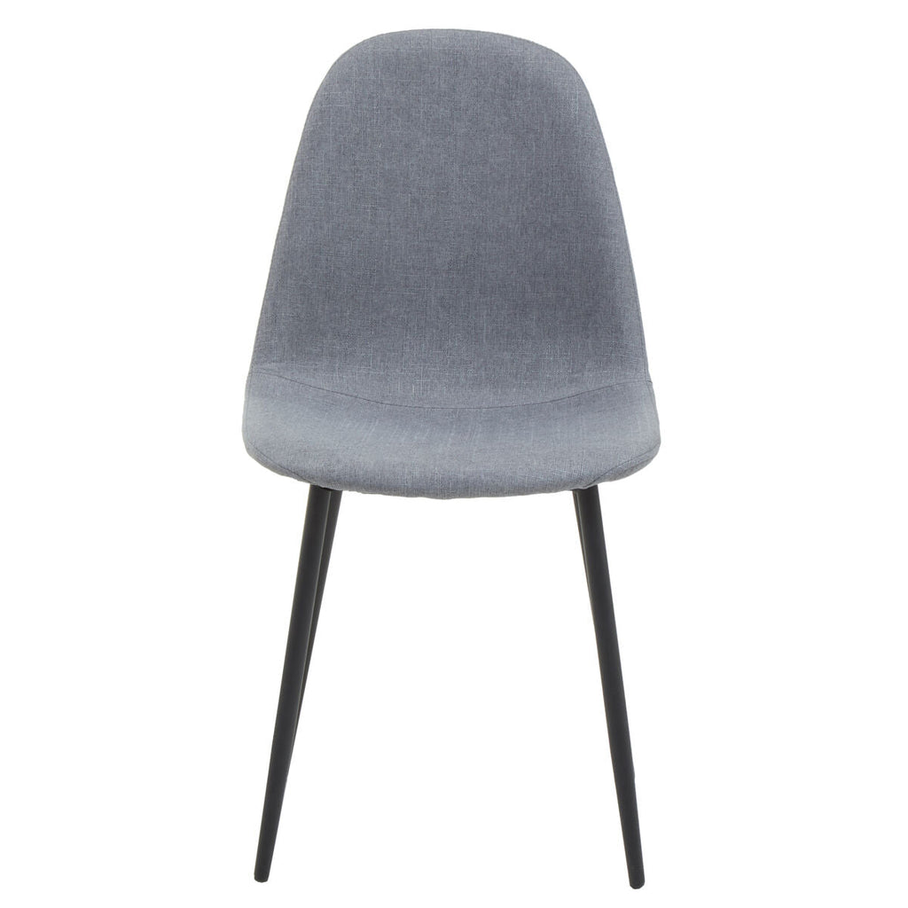 Orsina Salford Grey Fabric Dining Chair | Modern Upholstered Seat