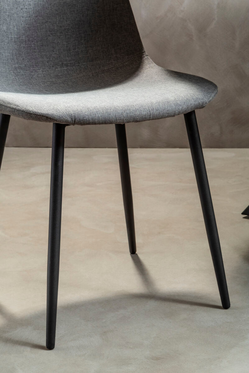 Orsina Salford Mink Fabric Dining Chair – Modern Upholstered Seating