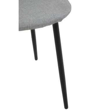 Orsina Salford Mink Fabric Dining Chair – Modern Upholstered Seating