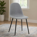 Orsina Salford Mink Fabric Dining Chair – Modern Upholstered Seating