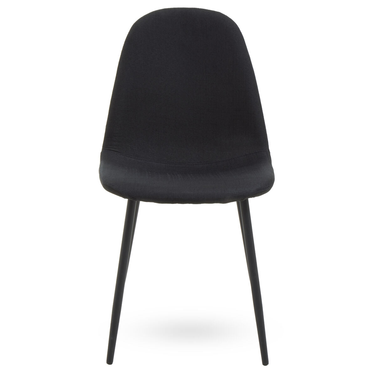 Orsina Salford Black Fabric Dining Chair – Modern Cushioned Seating