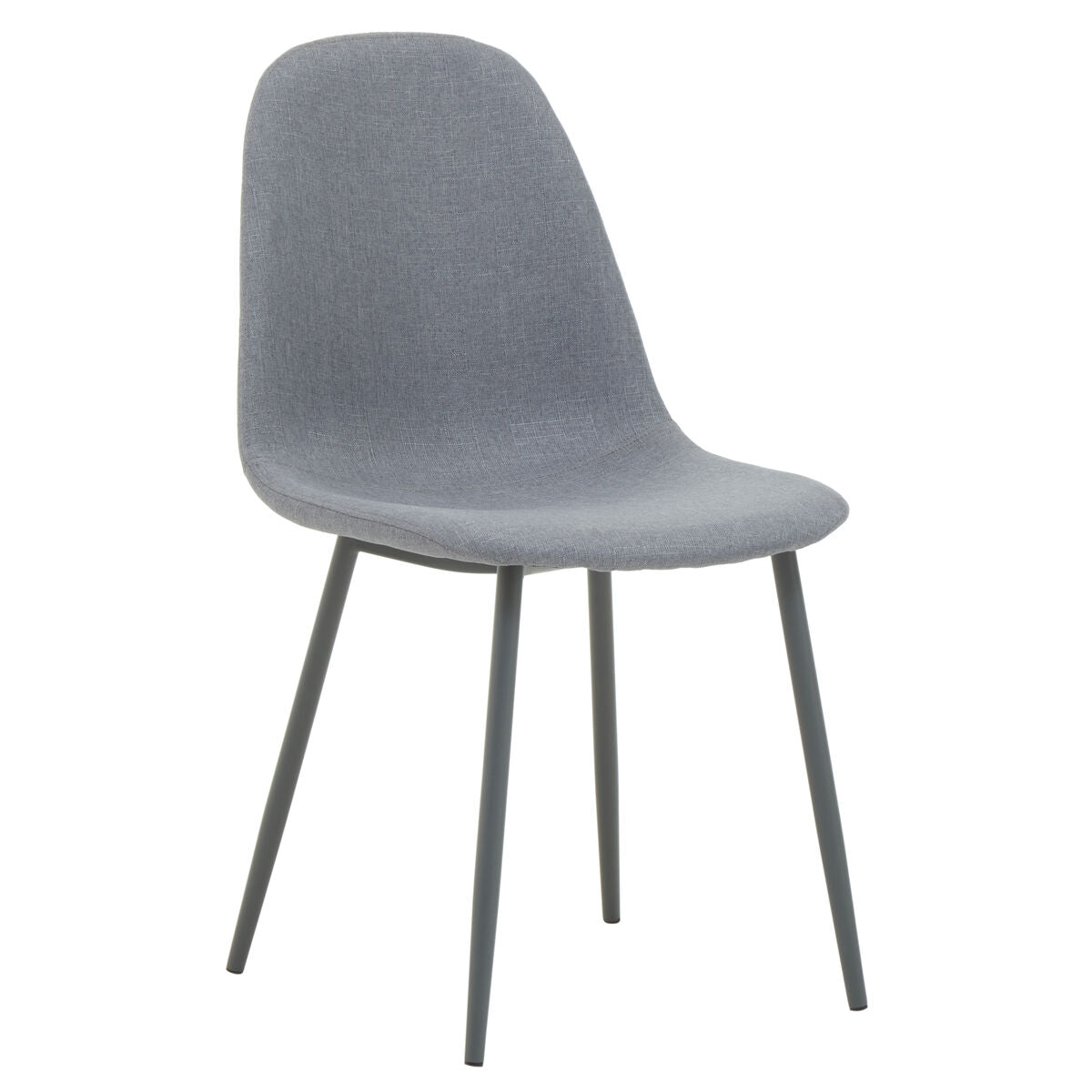 Orsina Salford Grey Fabric Dining Chair | Modern Upholstered Seat