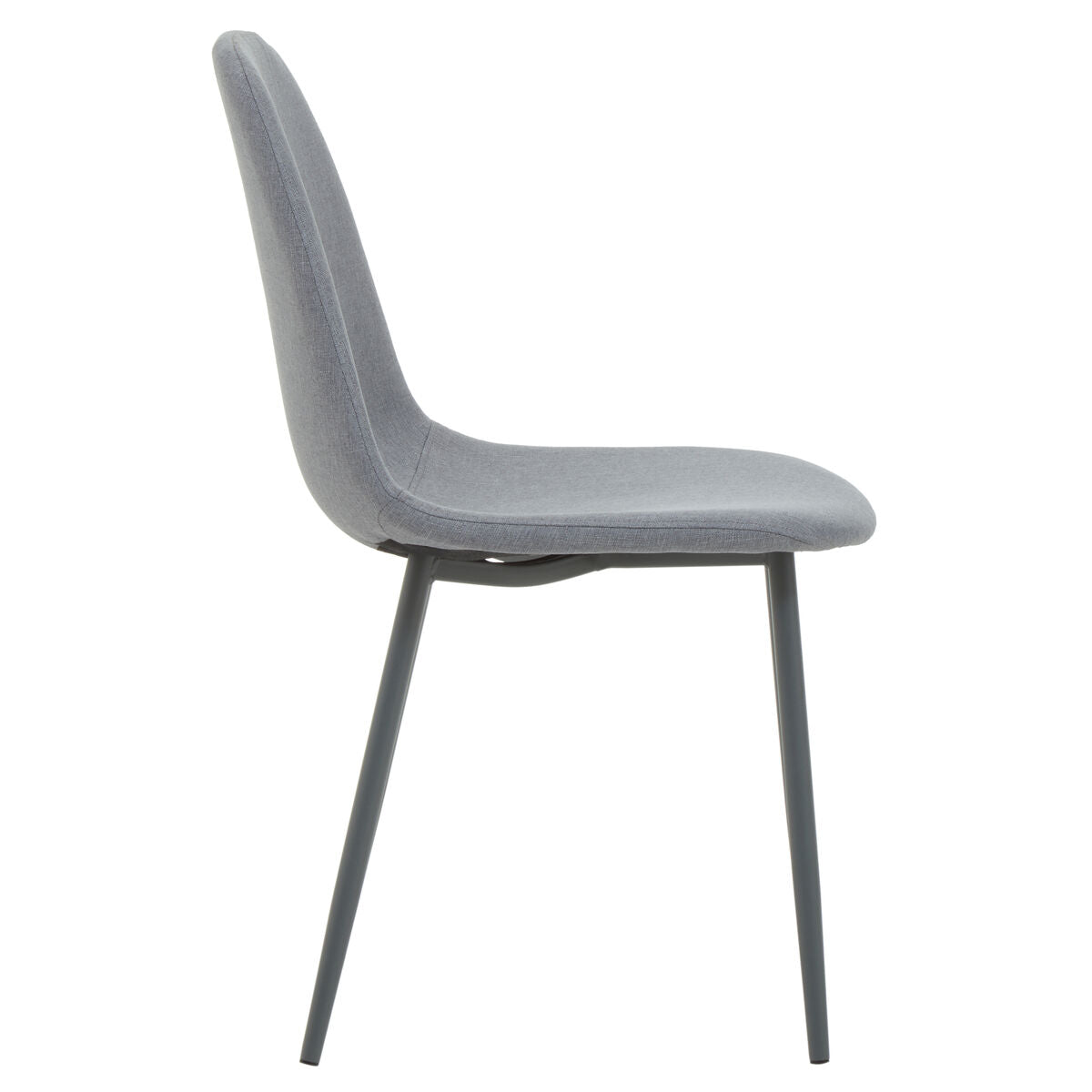 Orsina Salford Grey Fabric Dining Chair | Modern Upholstered Seat