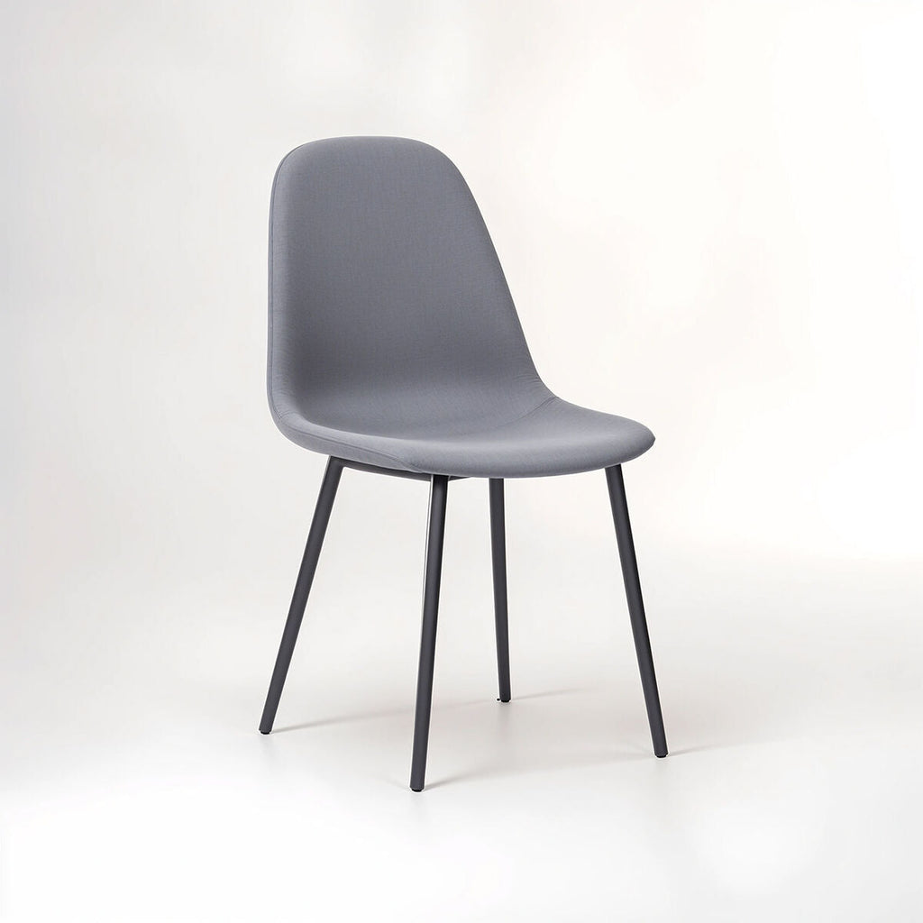 Orsina Salford Grey Fabric Dining Chair | Modern Upholstered Seat