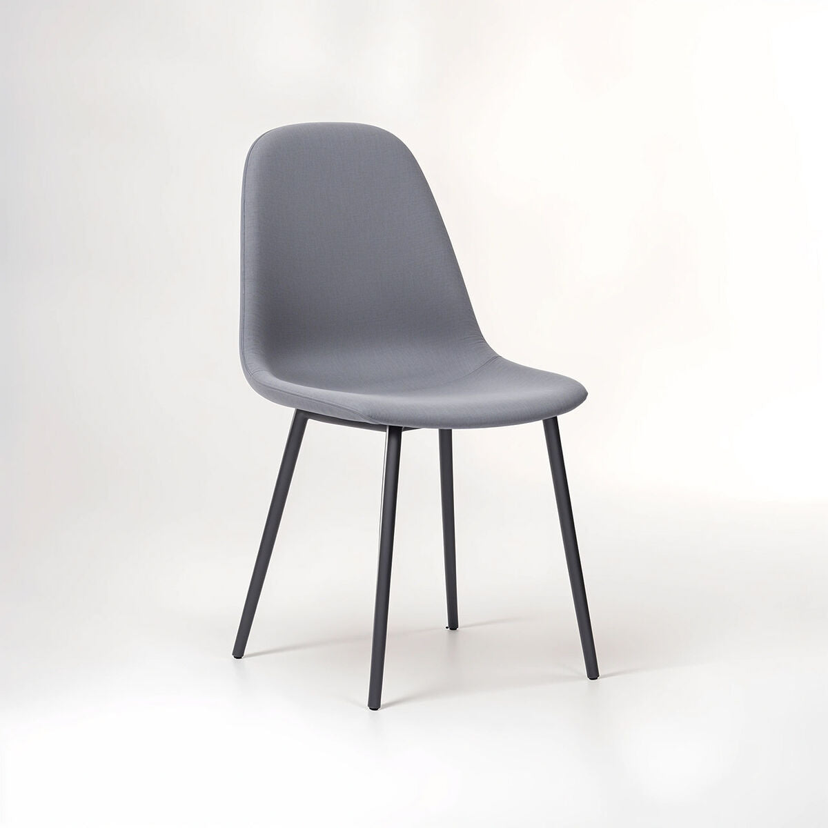 Orsina Salford Grey Fabric Dining Chair | Modern Upholstered Seat