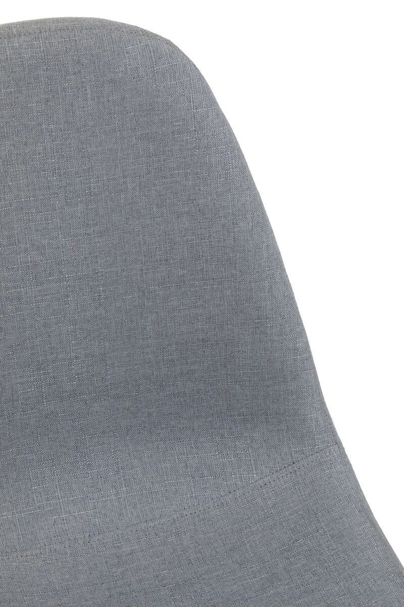 Orsina Salford Grey Fabric Dining Chair | Modern Upholstered Seat