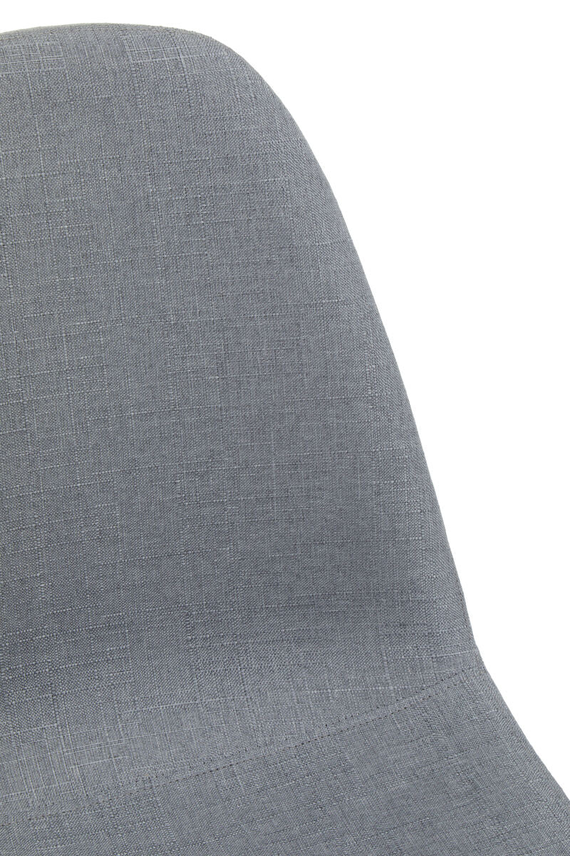 Orsina Salford Grey Dining Chair – Upholstered with Wood Effect Legs