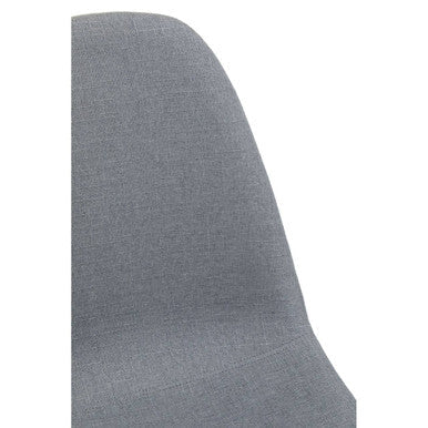 Orsina Salford Grey Dining Chair – Upholstered with Wood Effect Legs