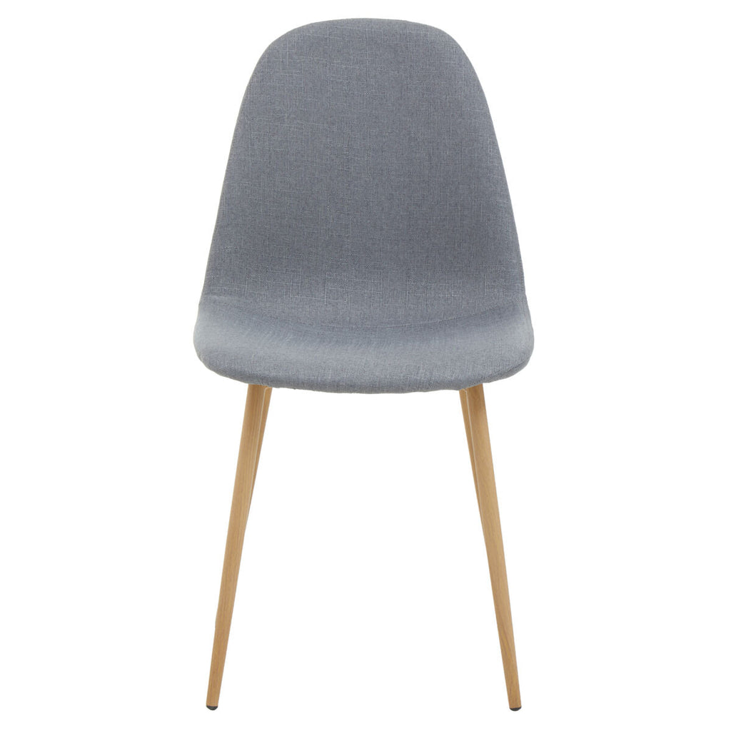 Orsina Salford Grey Dining Chair – Upholstered with Wood Effect Legs