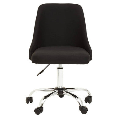 Orsina Brent Black Home Office Chair – Modern Swivel Desk Chair