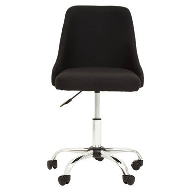 Orsina Brent Black Home Office Chair – Modern Swivel Desk Chair
