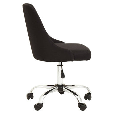 Orsina Brent Black Home Office Chair – Modern Swivel Desk Chair