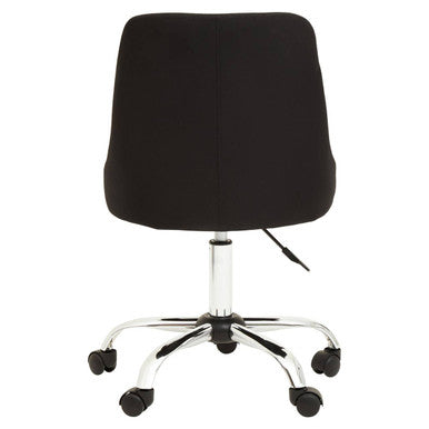 Orsina Brent Black Home Office Chair – Modern Swivel Desk Chair
