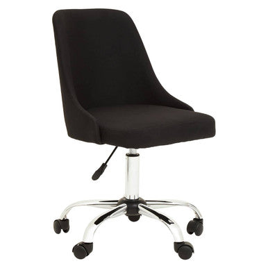 Orsina Brent Black Home Office Chair – Modern Swivel Desk Chair
