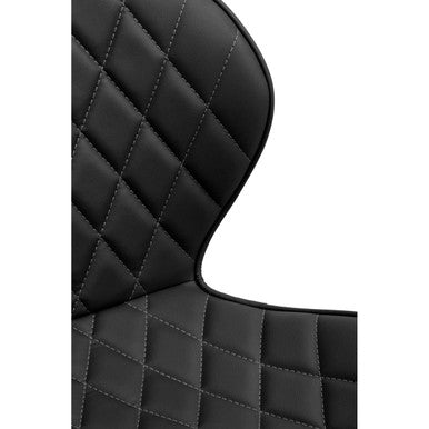 Orsina Brent Home Office Chair – Modern Black and White Swivel Task Chair