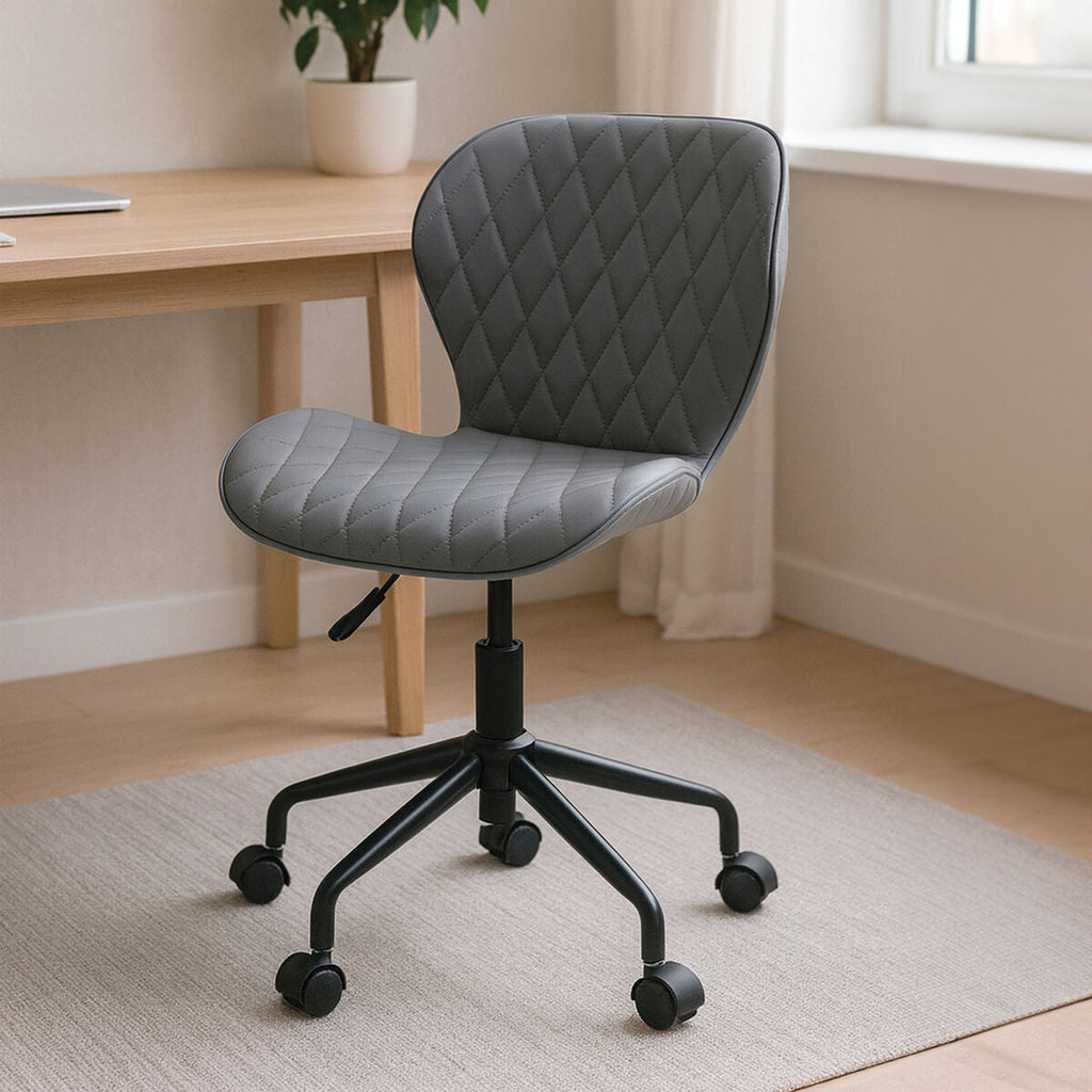 Orsina Brent Swivel Home Office Chair - Two-Tone Grey and Black
