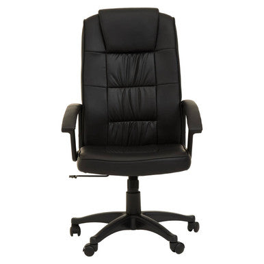 Orsina Brent Black Home Office Chair – Swivel Task Desk Chair