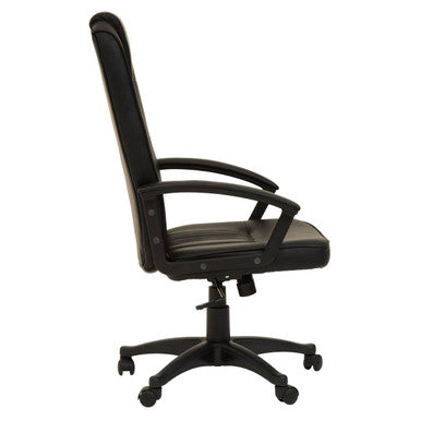 Orsina Brent Black Home Office Chair – Swivel Task Desk Chair