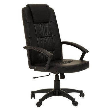 Orsina Brent Black Home Office Chair – Swivel Task Desk Chair