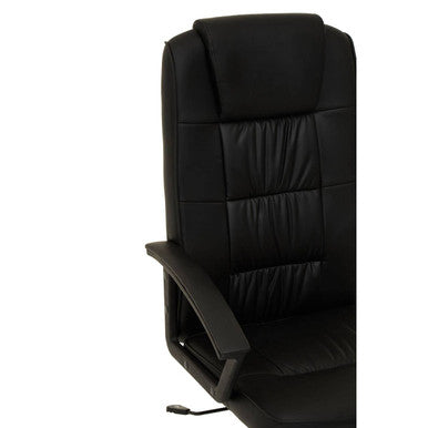 Orsina Brent Black Home Office Chair – Swivel Task Desk Chair
