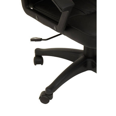 Orsina Brent Black Home Office Chair – Swivel Task Desk Chair