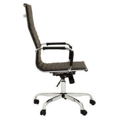 Orsina Brent High Back Home Office Chair – Black Swivel Task Chair