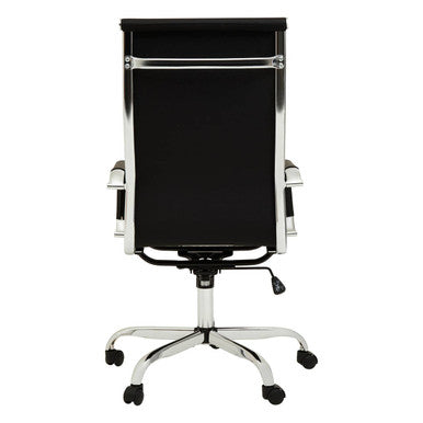 Orsina Brent High Back Home Office Chair – Black Swivel Task Chair
