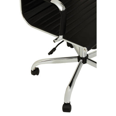 Orsina Brent High Back Home Office Chair – Black Swivel Task Chair