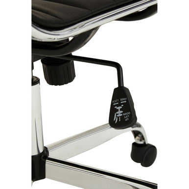 Orsina Brent High Back Home Office Chair – Black Swivel Task Chair