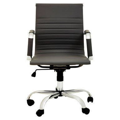 Orsina Brent Black Low Back Home Office Chair – Compact Swivel Task Chair