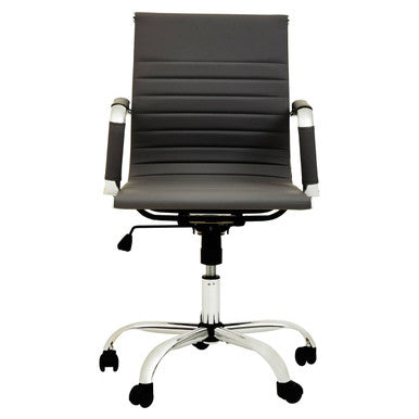 Orsina Brent Black Low Back Home Office Chair – Compact Swivel Task Chair