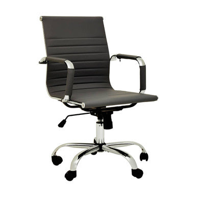 Orsina Brent Black Low Back Home Office Chair – Compact Swivel Task Chair