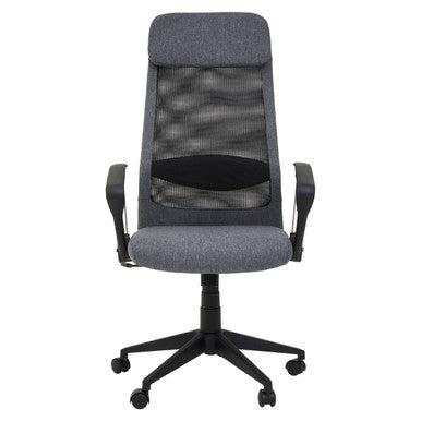Orsina Brent Mesh Office Chair – Ergonomic Grey Fabric Desk Chair