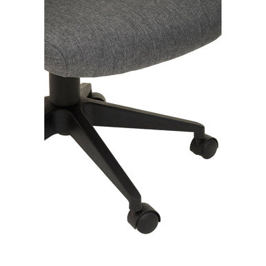 Orsina Brent Mesh Office Chair – Ergonomic Grey Fabric Desk Chair