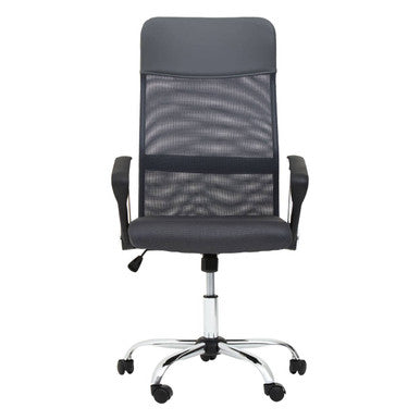 Orsina Brent Grey Mesh Office Chair – Ergonomic Breathable Swivel Desk Chair