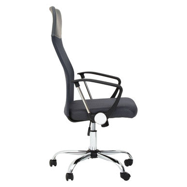Orsina Brent Grey Mesh Office Chair – Ergonomic Breathable Swivel Desk Chair